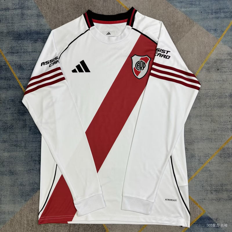 River Plate Trikot 25/26 Heim Langarm Fußballtrikot