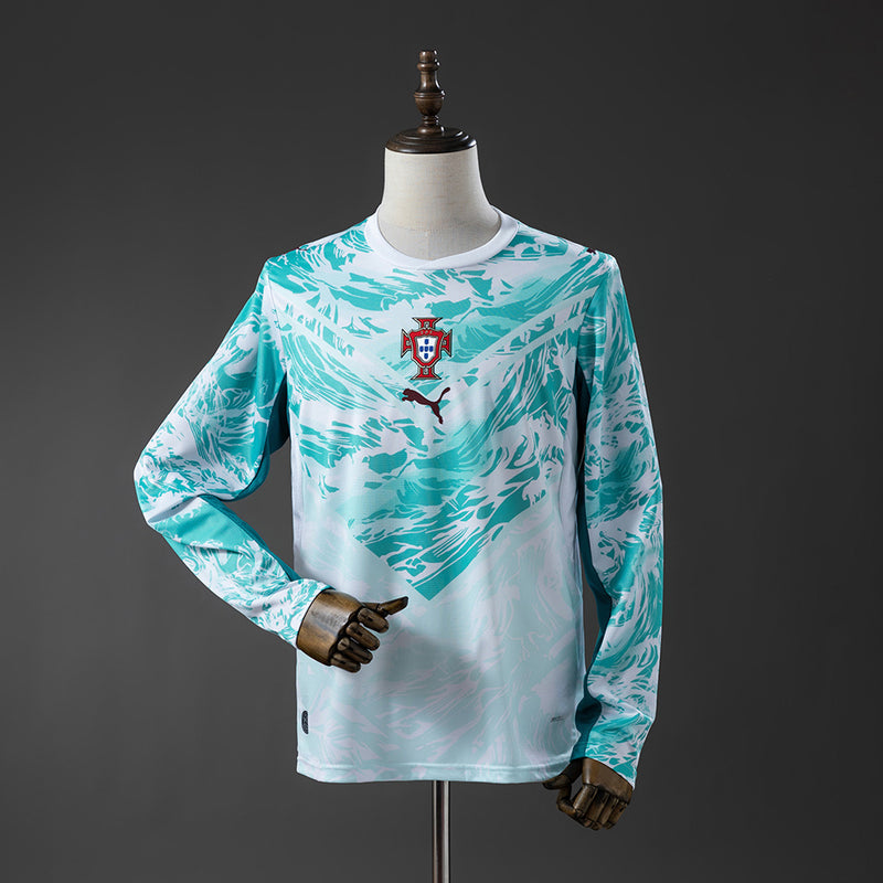 Portugal Heimtrikot WM 2026 Langarm Fußballtrikot