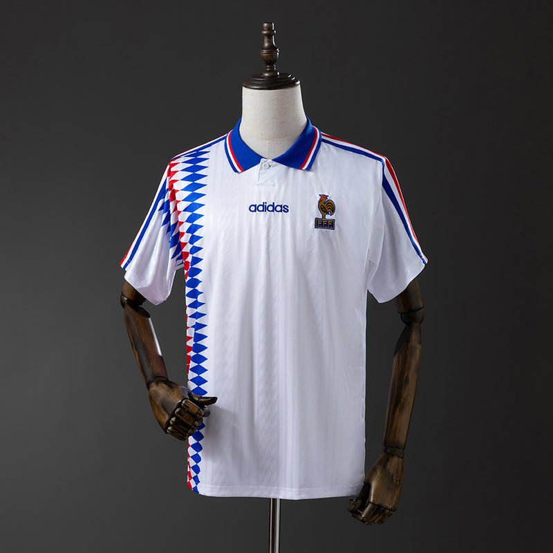 Frankreich Trikot 1994 Retro Auswärts Fußball-Kit
