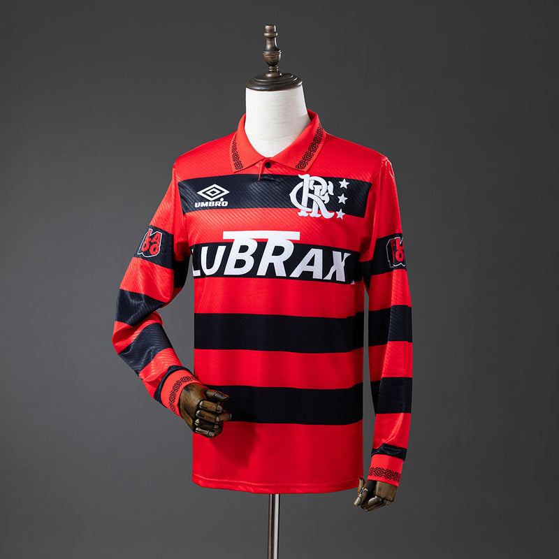 Flamengo Trikot 1994-95 Heim Retro Kit Langarm