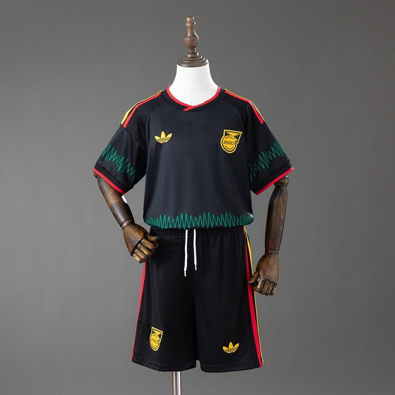 Kinder Jamaica Auswärtstrikot WM 2026 Fußballtrikot