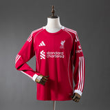 Liver Jersey 25/26 Home Football Kit Long Sleeves