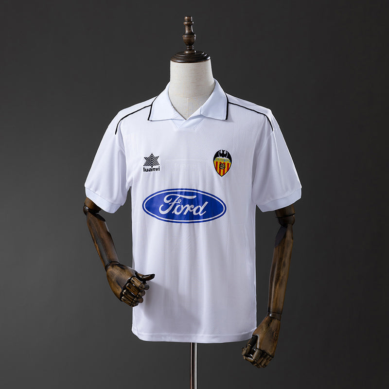Valencia Trikot 1996-97 Heim Retro Fußball-Kit