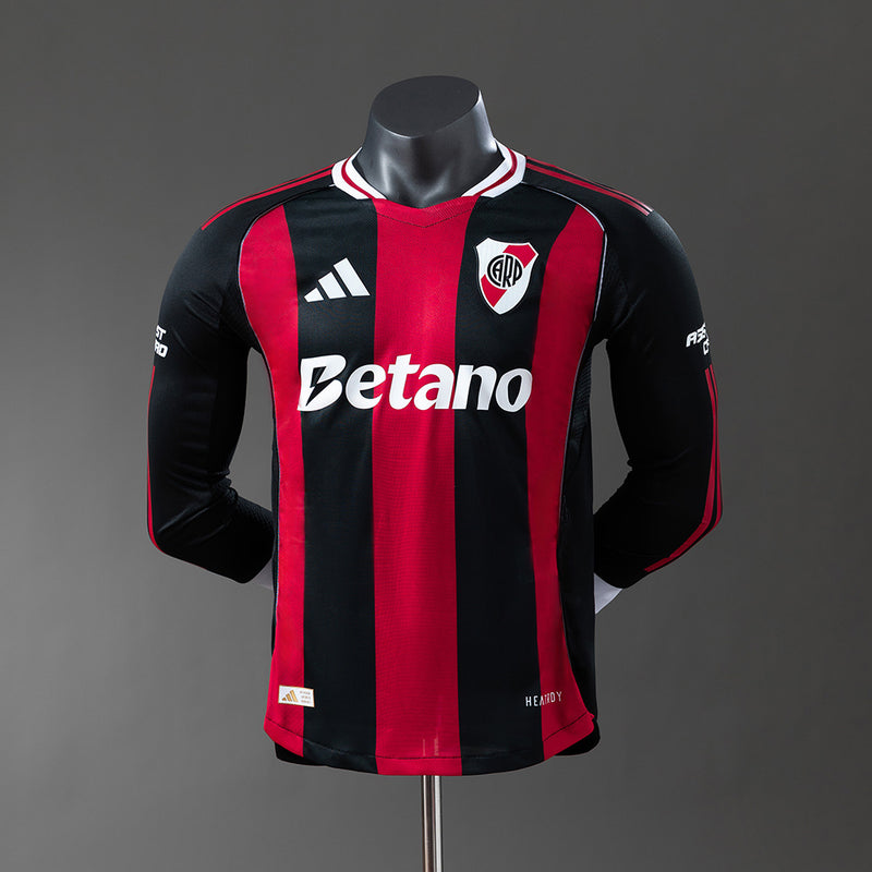 River Plate Trikot 25/26 Auswärts Fußball Trikot Langarm Spielerversion