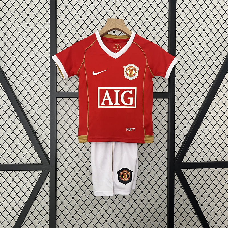Retro Kinder Man United Heimtrikot 06/07