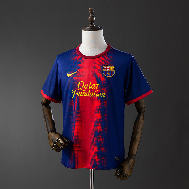 Barcelona Trikot 2012/13 Heim Retro-Set