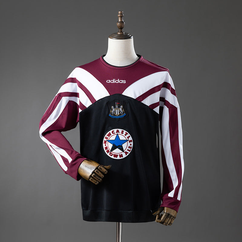 Newcastle United Trainings-Trikot 1995-96 Retro Langarm Fußball-Trikot