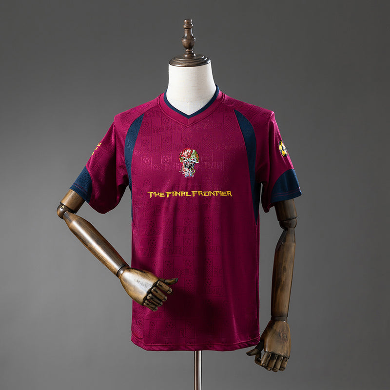 Iron Maiden x West Ham United Auswärtstrikot 2010 Retro Fußballtrikot