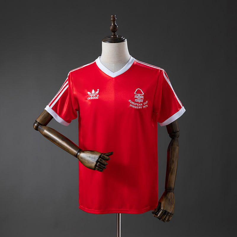 Nottingham Forest Heimtrikot 1977-80 Retro-Fußball-Kit Trikot