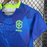 Women Brazil Away Jersey 2025 Football Kit Soccer Jersey