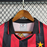 AC Milan Jersey 93/94 history retro Football kit Custom Name 1993 1994 Soccer Sport Shirt