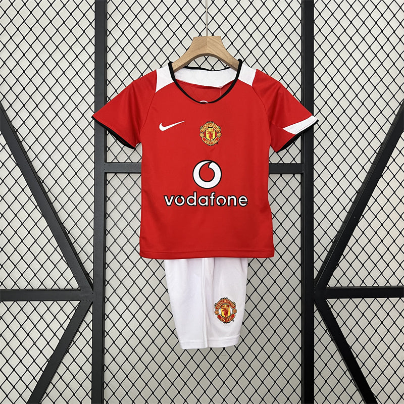 Retro Kids Man United Home Jersey 05/06