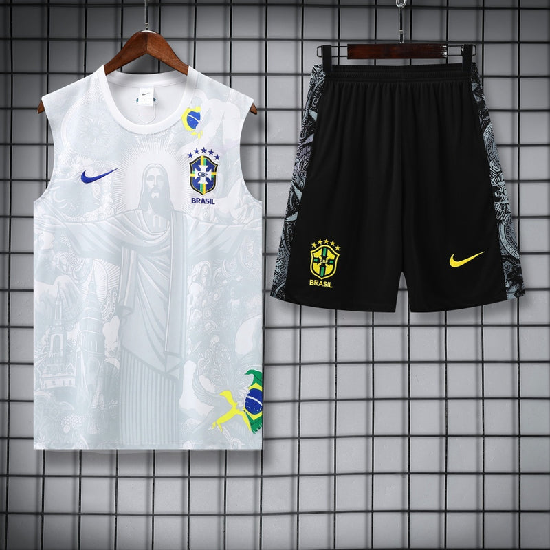 Brasil Weste Set Trainingsanzüge 25/26 Fußballtrikot