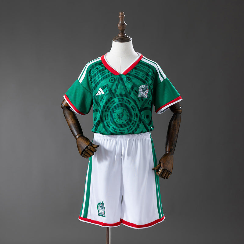 Kinder Mexiko Trikot Heimtrikot Fußball WM 2026