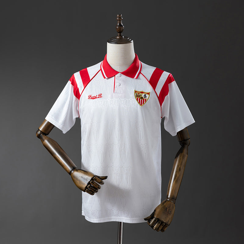 Sevilla Trikot 1992-93 Heim Retro Fußballtrikot