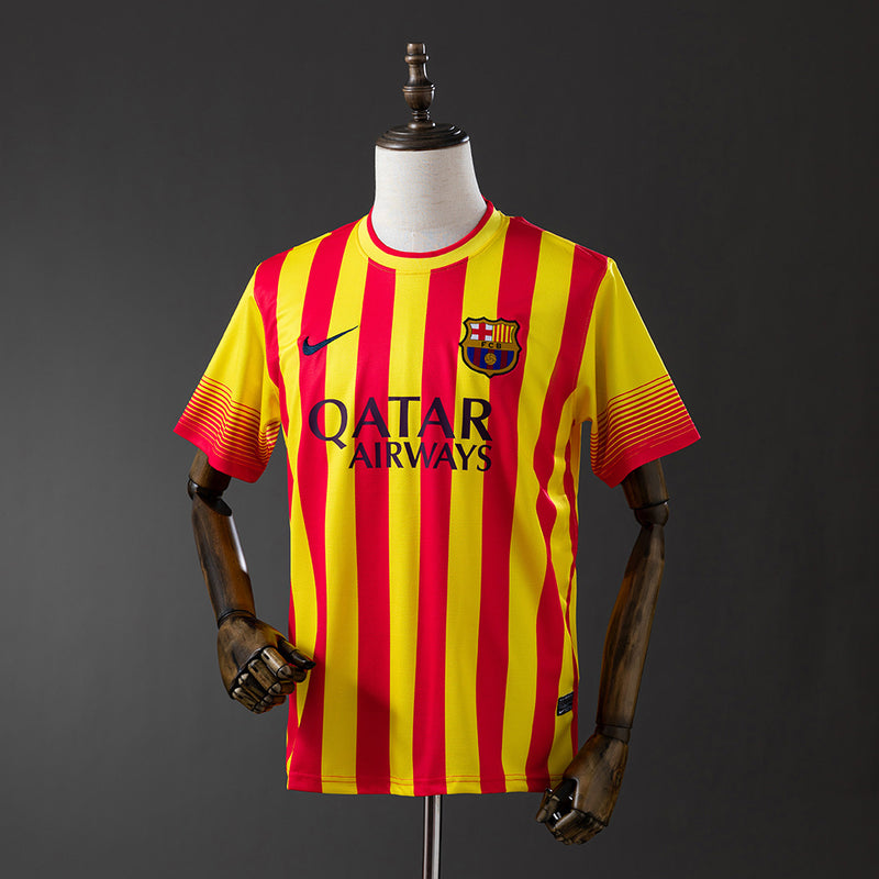 Barcelona Trikot 2013/14 Auswärts Retro Fußballtrikot