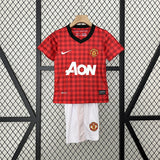 Retro Kids Man United Home Jersey 12/13