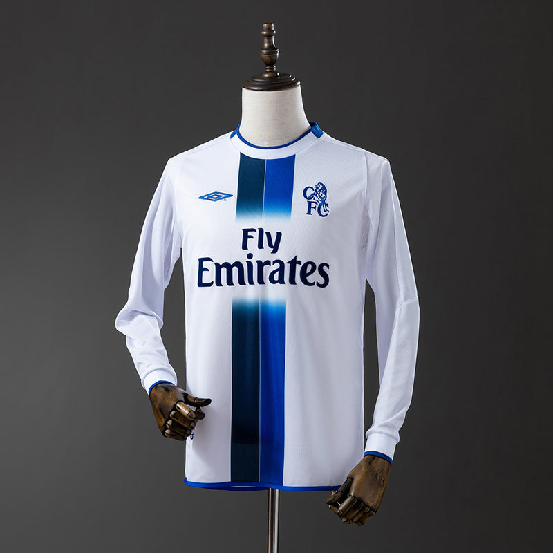 Chelsea Trikot 2003/05 Auswärts Retro Fußballtrikot Langarm