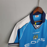 Manchester City Jersey Home Kit 1999/01 Retro Football Team Soccer Shirt