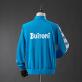 Napoli Windbreaker 1987-1988 Blue Football Soccer Jacket PalmSportss
