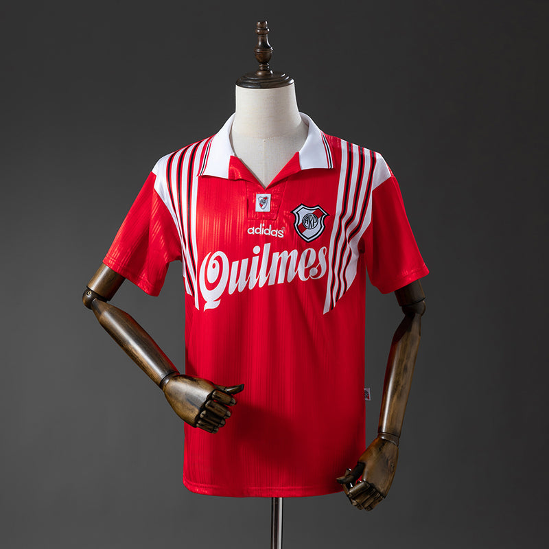 River Plate Jersey 1995-96 Away Retro Football Kit