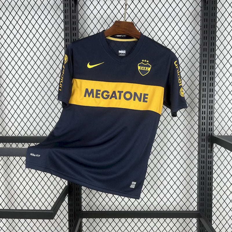 Retro Boca Juniors Trikot 2007-08 Heim Fußballtrikot