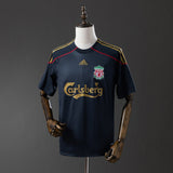 Liverpool Jersey 2009-10 Away Retro Football Kit PalmSportss