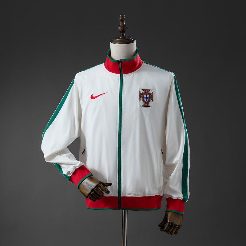 Portugal Windbreaker 2010 Weiß Fußballjacke