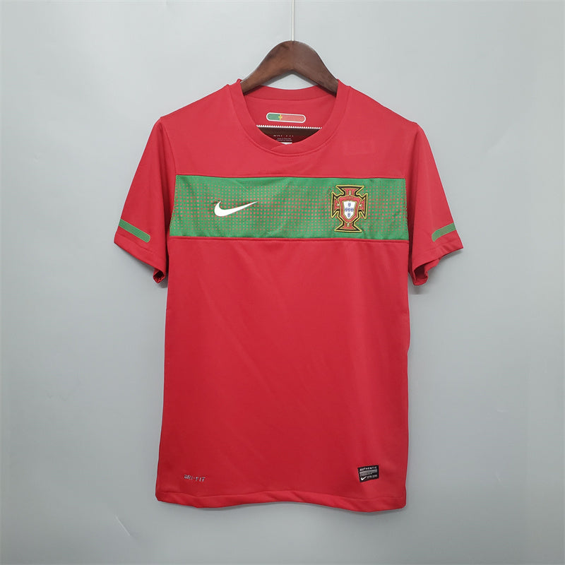 Portugal Trikot Heimtrikot 2010 Retro Fußballmannschaft Fußballtrikot