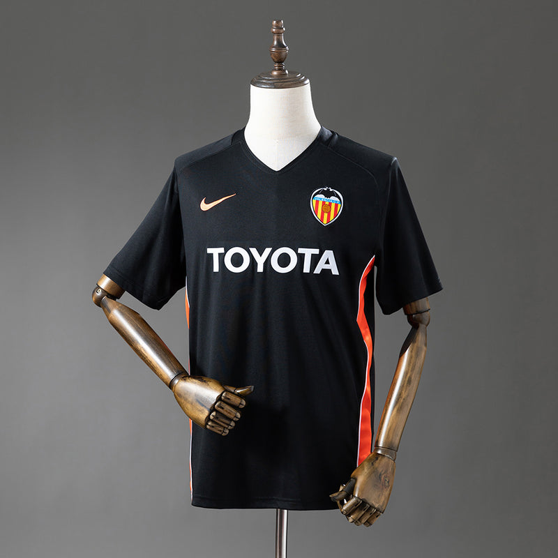 Valencia Trikot 2006-07 Auswärts Retro Fußballtrikot