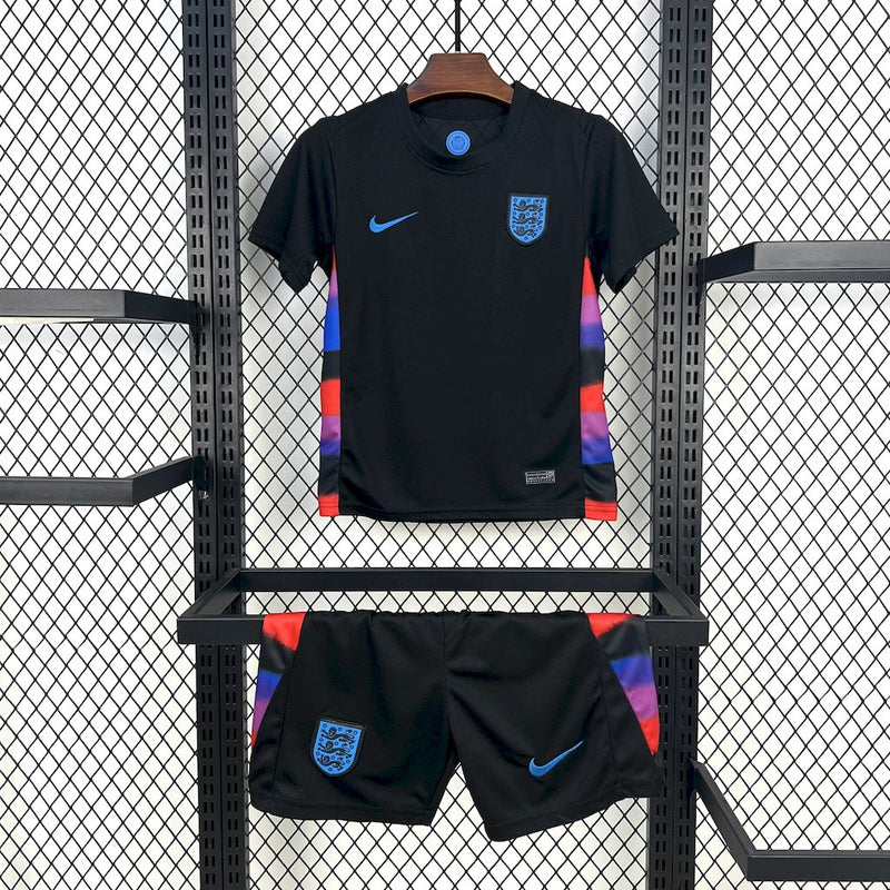Kinder England Auswärtstrikot 2025 Frauen-Europameisterschaft Fußballtrikot