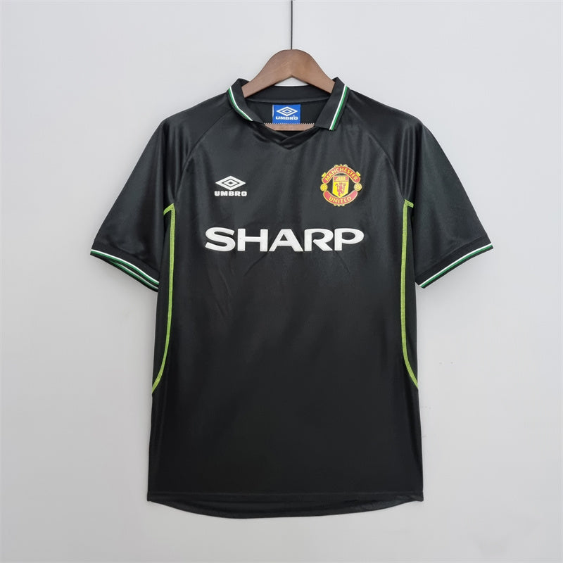 Man United Trikot Auswärtstrikot 1988 Retro Fußballmannschafts-Shirt