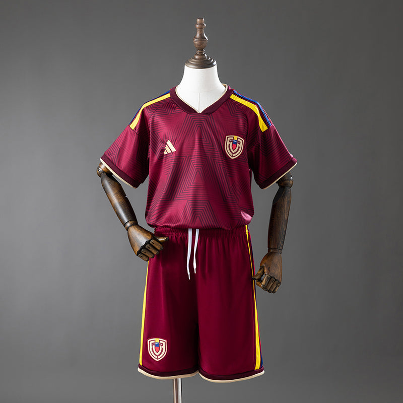 Kinder Venezuela Heimtrikot Fußballtrikot WM 2026