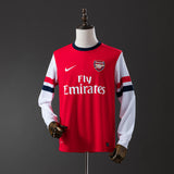Arsenal Jersey 2012-14 Home Retro Football Kit Long Sleeves