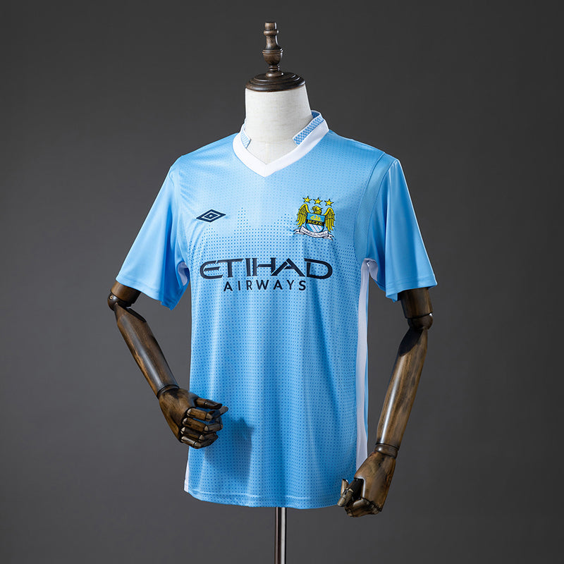 Manchester City Trikot 2011/12 Heim Retro Fußballtrikot