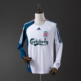 Liverpool Jersey 2006-07 Away Retro Football Kit Long Sleeves PalmSportss