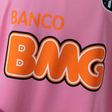 Santos Pink Jersey 2012-2013 Long Sleeves Retro Football Kit Soccer Shirt PalmSportss