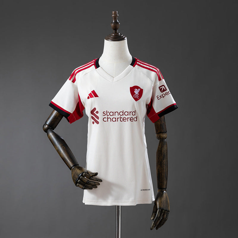 Women Liverpool Jersey 25/26 Away Football Kit Soccer Jersey