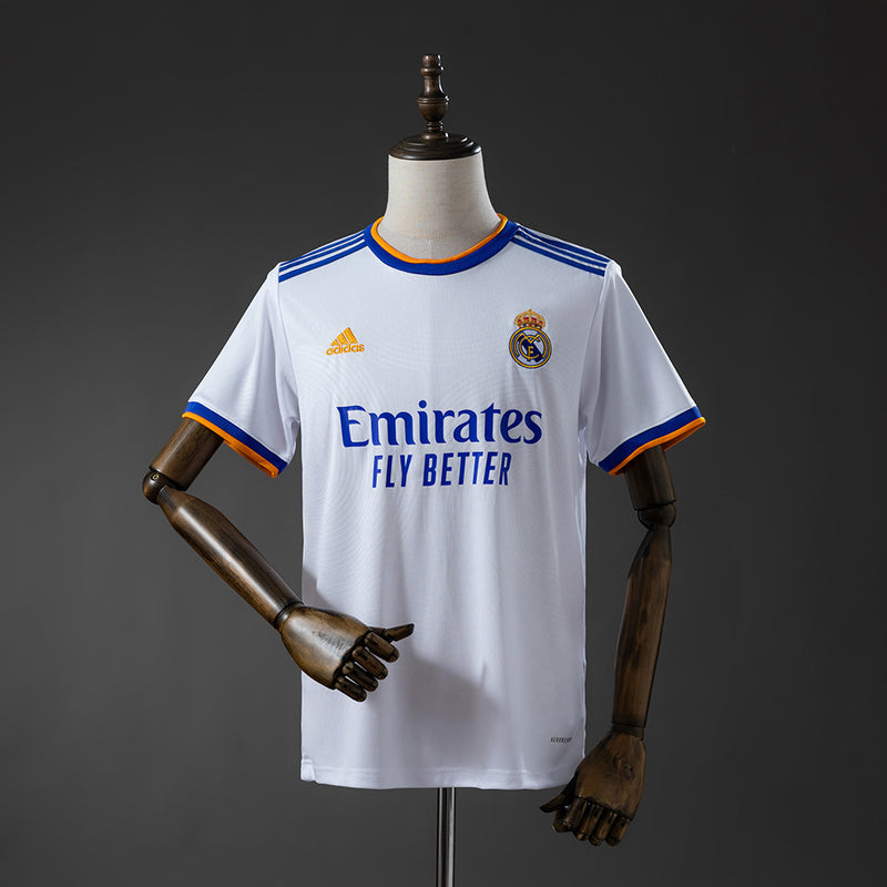 Real Madrid Heimtrikot 2021-22 Retro Fußball-Trikot