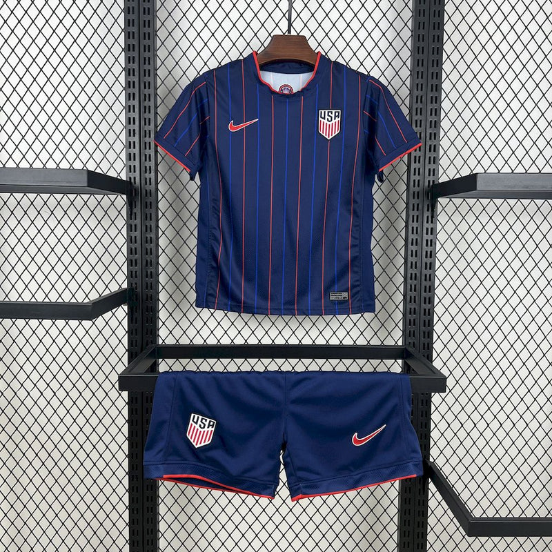 Kinder USA Trikot 25/26 Auswärts Fußballtrikot