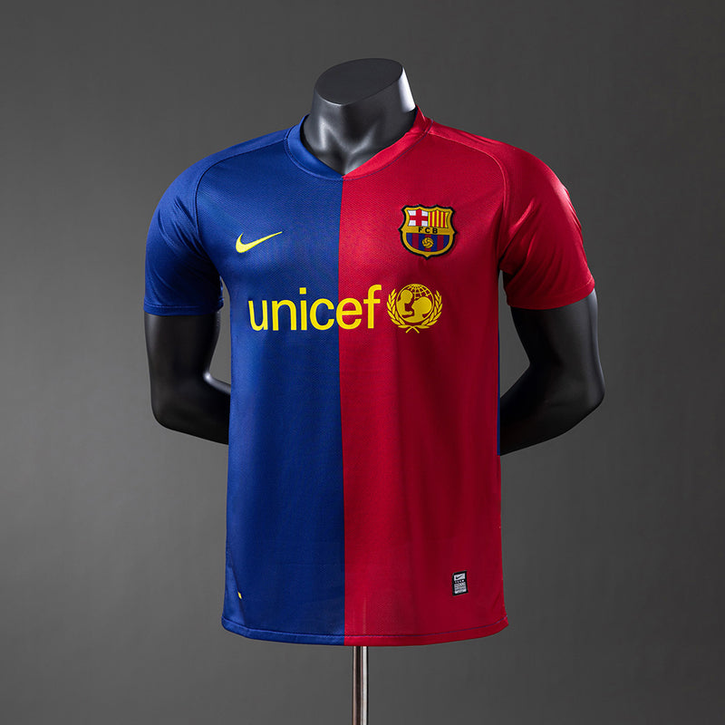 Barcelona Trikot 2008-09 Heim Retro Trikot Spielerversion