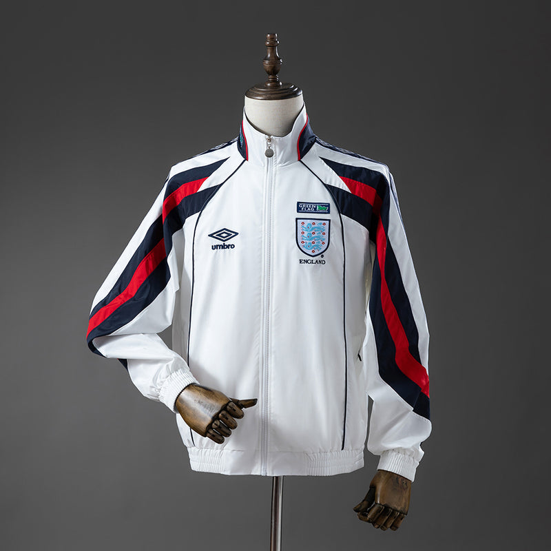 England Windbreaker 1998 Retro Fußballjacke