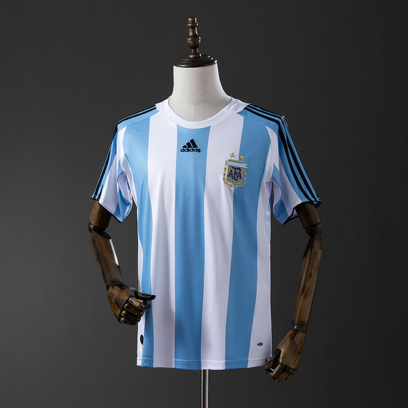 Argentinien Trikot 2008 Heim Retro Fußball Trikot