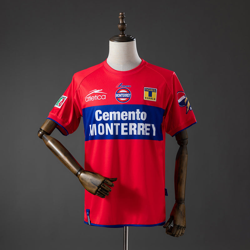 Club Tigres Auswärtstrikot 2001-2002 Retro Fußballtrikot
