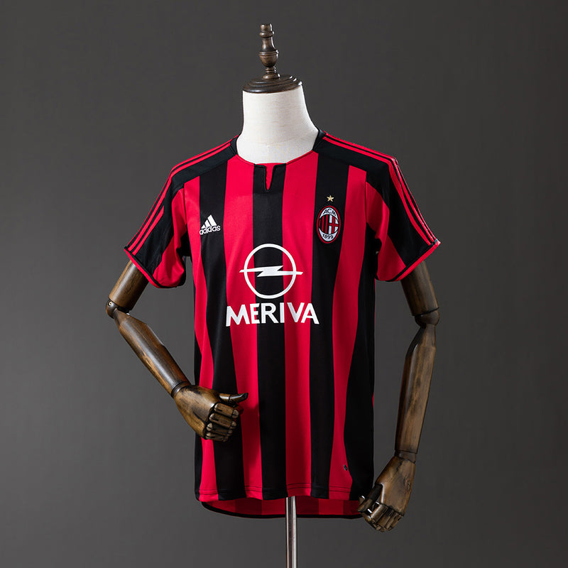AC Mailand Trikot 2003-04 Heim Retro Fußball-Kit