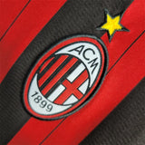 AC Milan Jersey Home Kit 2013 2014 Retro Long Sleeves - PalmSportss