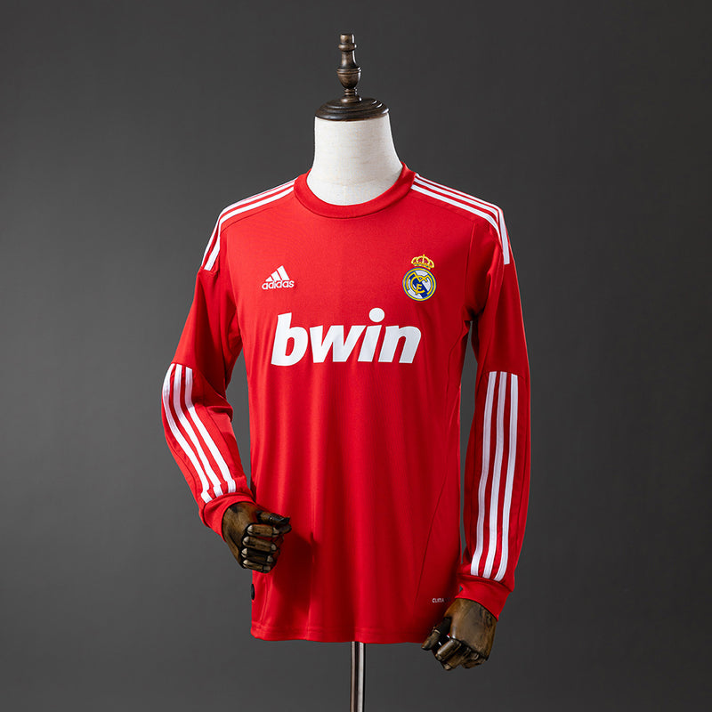 Real Madrid Trikot 2011/12 Drittes Retro Fußballtrikot Langarm