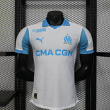 Player Version Marseille Jersey 25/26 Home Football Kit Soccer Jersey - PalmSportss