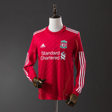 Liverpool Jersey 2010-11 Home Retro Football Kit Long Sleeves PalmSportss