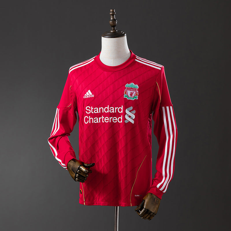 Liver Jersey 2010-11 Home Retro Football Kit Long Sleeves